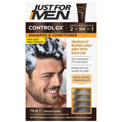 Control GX Grey Reducing 2 in 1 Shampoo and Conditioner 118ml