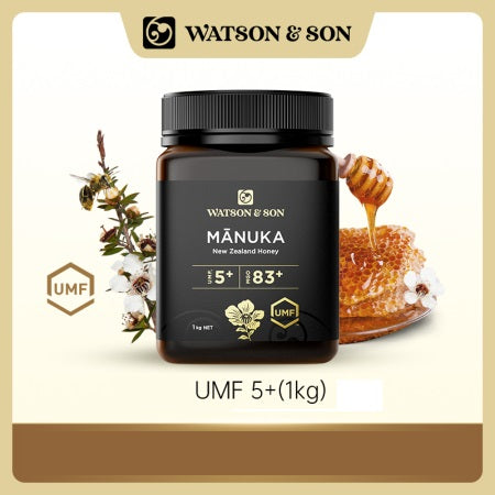 Watson & Son Manuka Honey UMF 5+ 500g / 1kg honey,issues,manuka honey,Manuka Honey 1kg,Manuka Honey UMF 5+ 500g,umf,UMF 5+ 500g,UMF5+1Kg,Watson & Son Manuka Honey