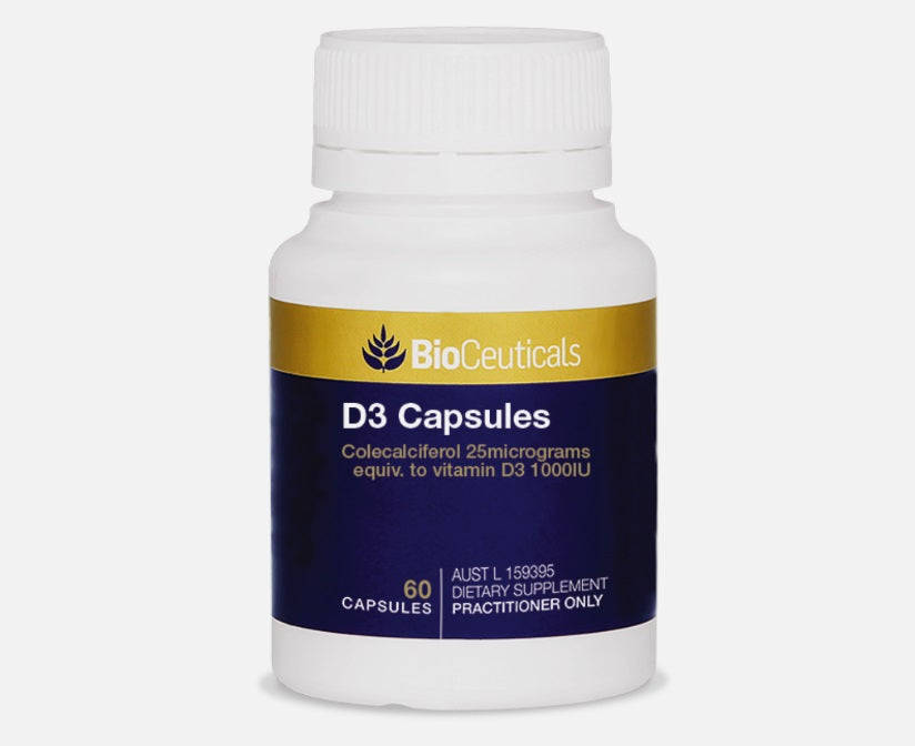 Bioceuticals D3 Capsules Aids in Healthy Bone Development