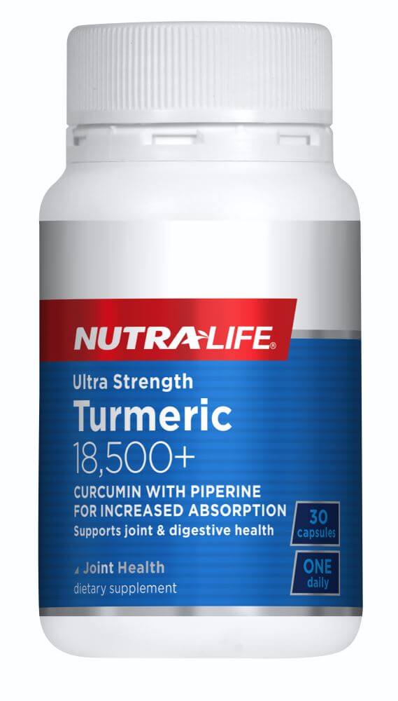 Nutralife Ultra strength Turmeric18,500+ caps 30 issues