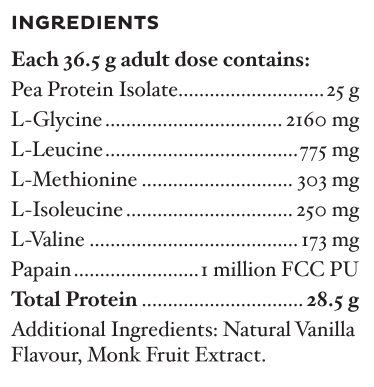 BePure Perfect Protein Vanilla