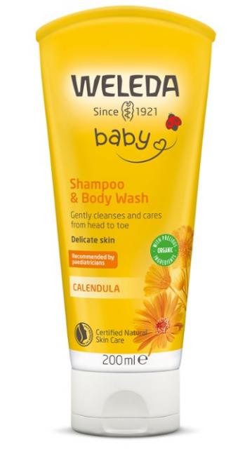 Weleda Calendula Baby Shampoo & Body Wash 200ml