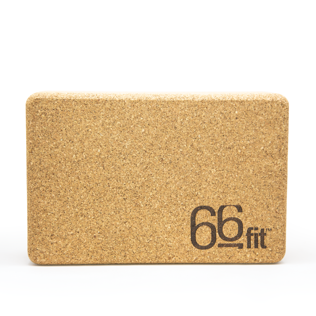 66FIT Cork Yoga Block