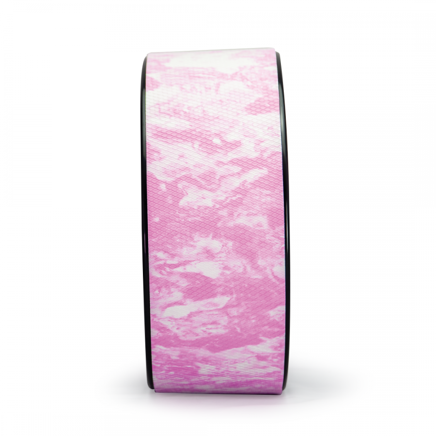 66FIT Yoga Wheel - Pink White 12" - image 2
