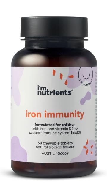 I'm Nutrients Iron Immunity, 30 Tablets