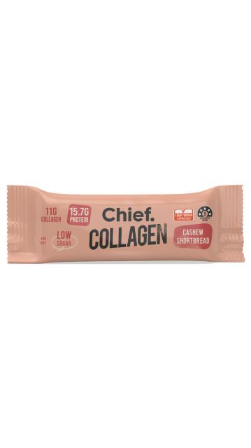 Chief Nutrition Collagen Bar Cashew Shortbread