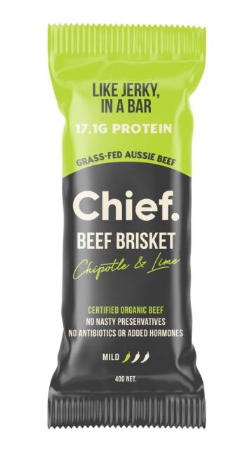 Chief Nutrition Beef Brisket Bar Chipotle & Lime