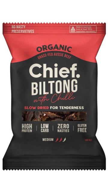 Chief Nutrition Biltong Cayenne Chilli 30g