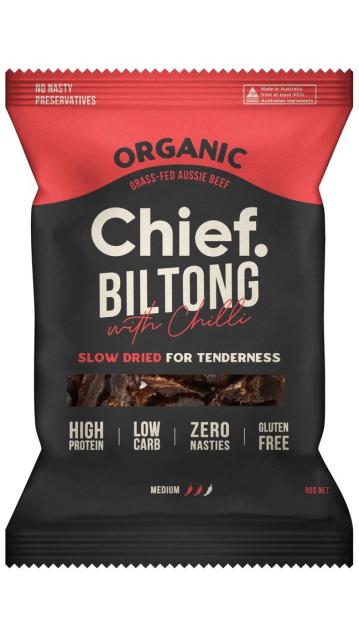 Chief Nutrition Biltong Cayenne Chilli 90g