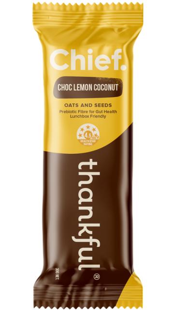Chief Nutrition Thankful Bar Choc Lemon Coconut 30g