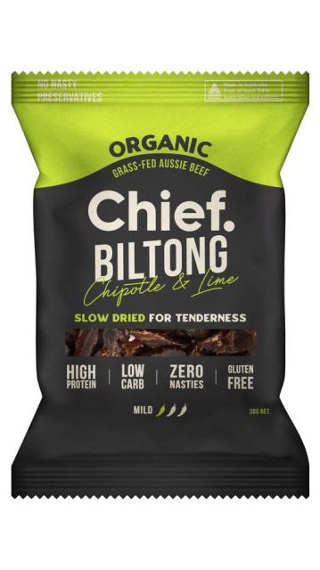 Chief Nutrition Biltong Chipotle & Lime 30g