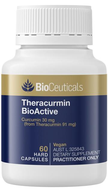Bioceuticals Theracurmin BioActive Highly Bioavailable Curcumin 60 Capsules