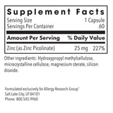 Allergy Research Zinc Picolinate