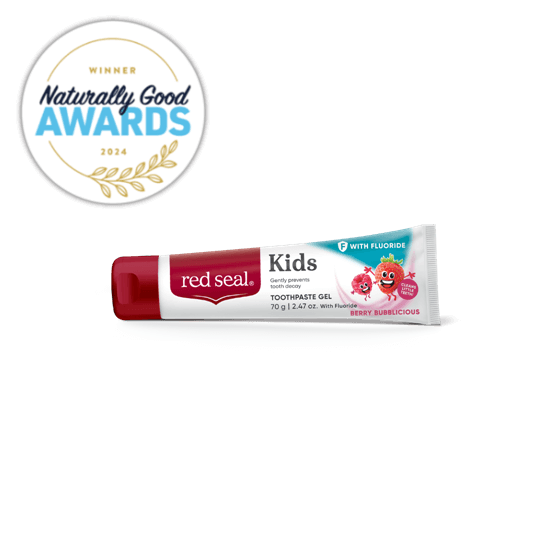 Red Seal Kids Toothpaste with fluoride [Berry Bubble Flavor] 70g Ecostore Toothpaste,Fluoride,gentle toothpaste,Kids Oral Care,Kids Toothpaste,Red Seal,Red Seal Kids,Red Seal Kids Toothpaste,Red Seal Kids Toothpaste with fluoride,teeth,Teeth & Muscles,tee
