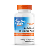 Doctor's Best R-Lipoic Acid with BioEnhanced Na-RALA 100mg 60 Veggie Caps