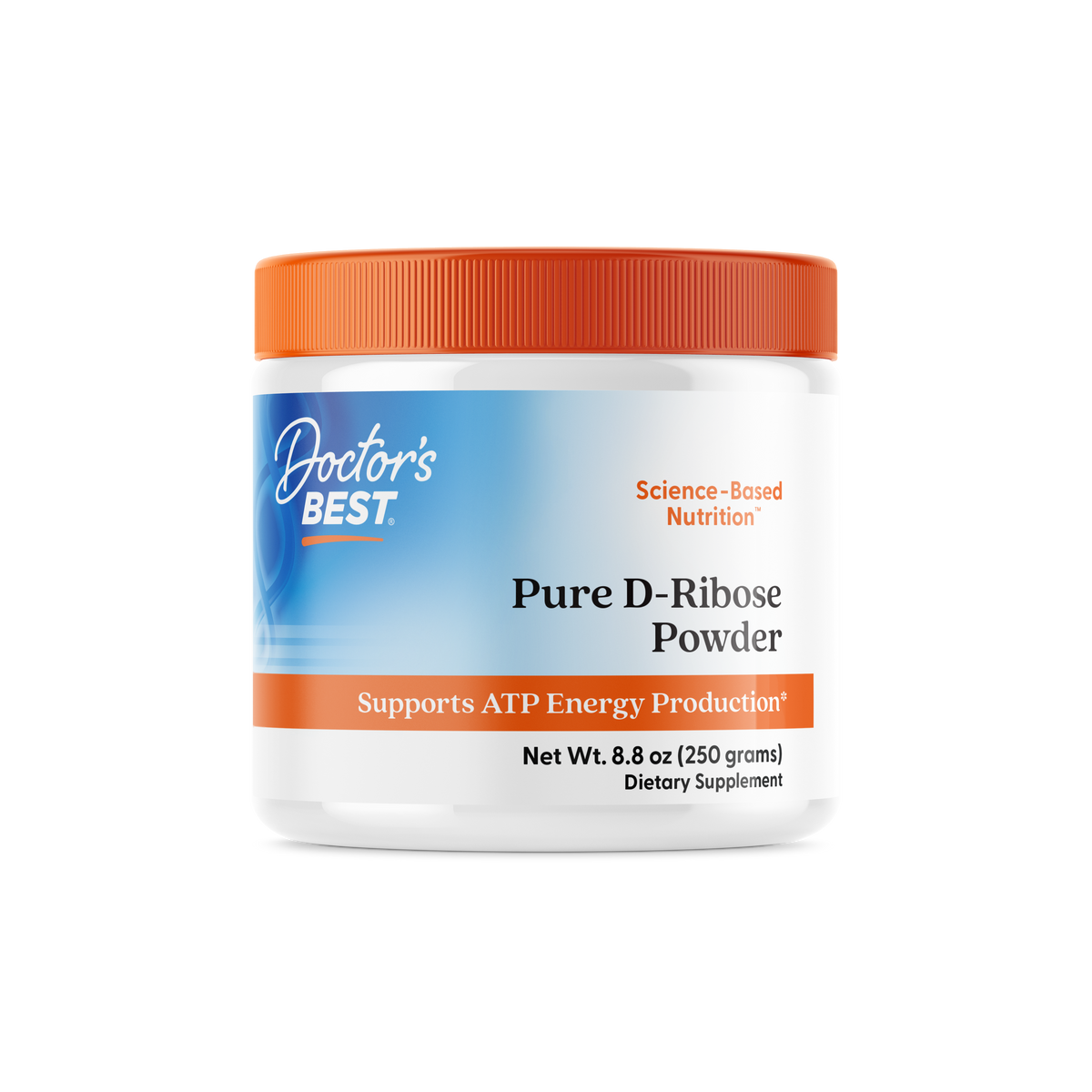 Doctor's Best Pure D-Ribose Powder with BioEnergy Ribose 250g