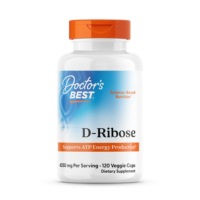 Doctor's Best D-Ribose with BioEnergy Ribose 850mg 120 Veggie Caps