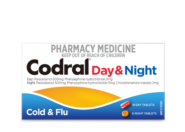 Codral Day & Night Cold & Flu tablets