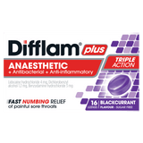 Difflam Plus Anaesthetic Blackcurrant Lozenges