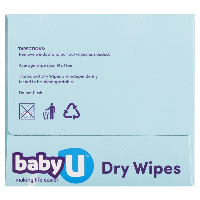 Baby U Dry Wipes 100pk