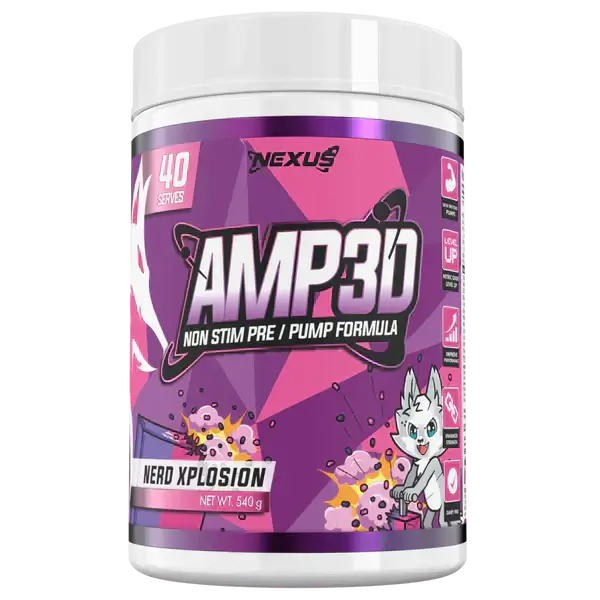 NEXUS AMP3D Non-Stim Pre Workout An anti-inflammatory and powerful antioxidant.,antioxidant,Antioxidant protection,Antioxidant Support,antioxidants,Antioxidants Energy Minerals Vitamins,Brain and immune system support,daily immune support,Digestion gut he
