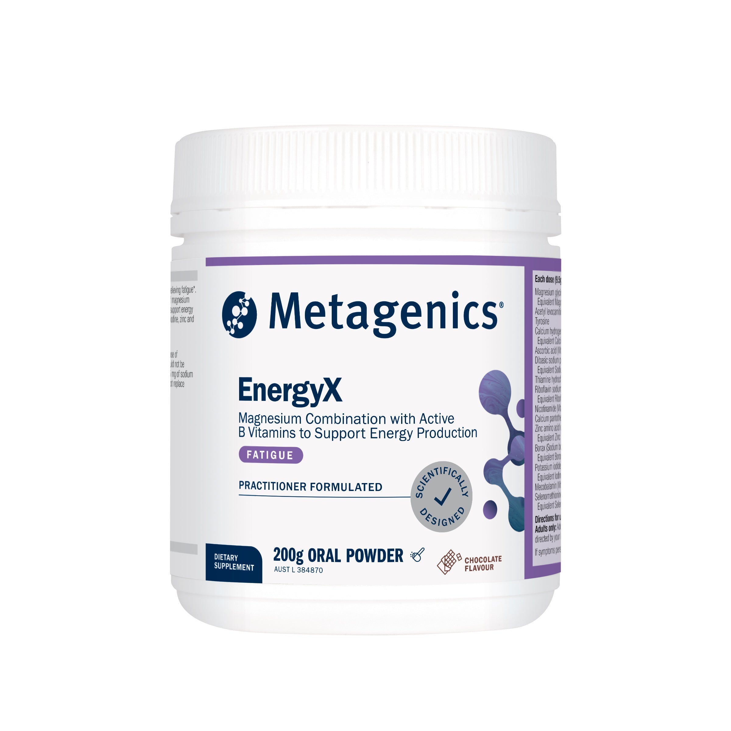 EnergyX Chocolate 200g Powder
