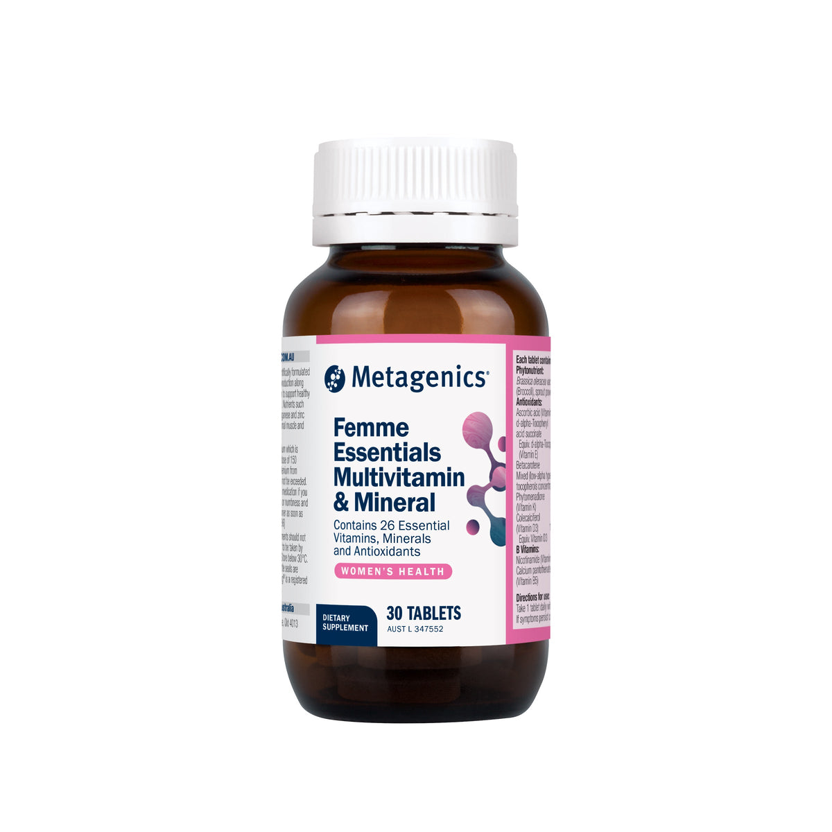 Femme Essentials Multivitamin & Mineral 30 Tablets