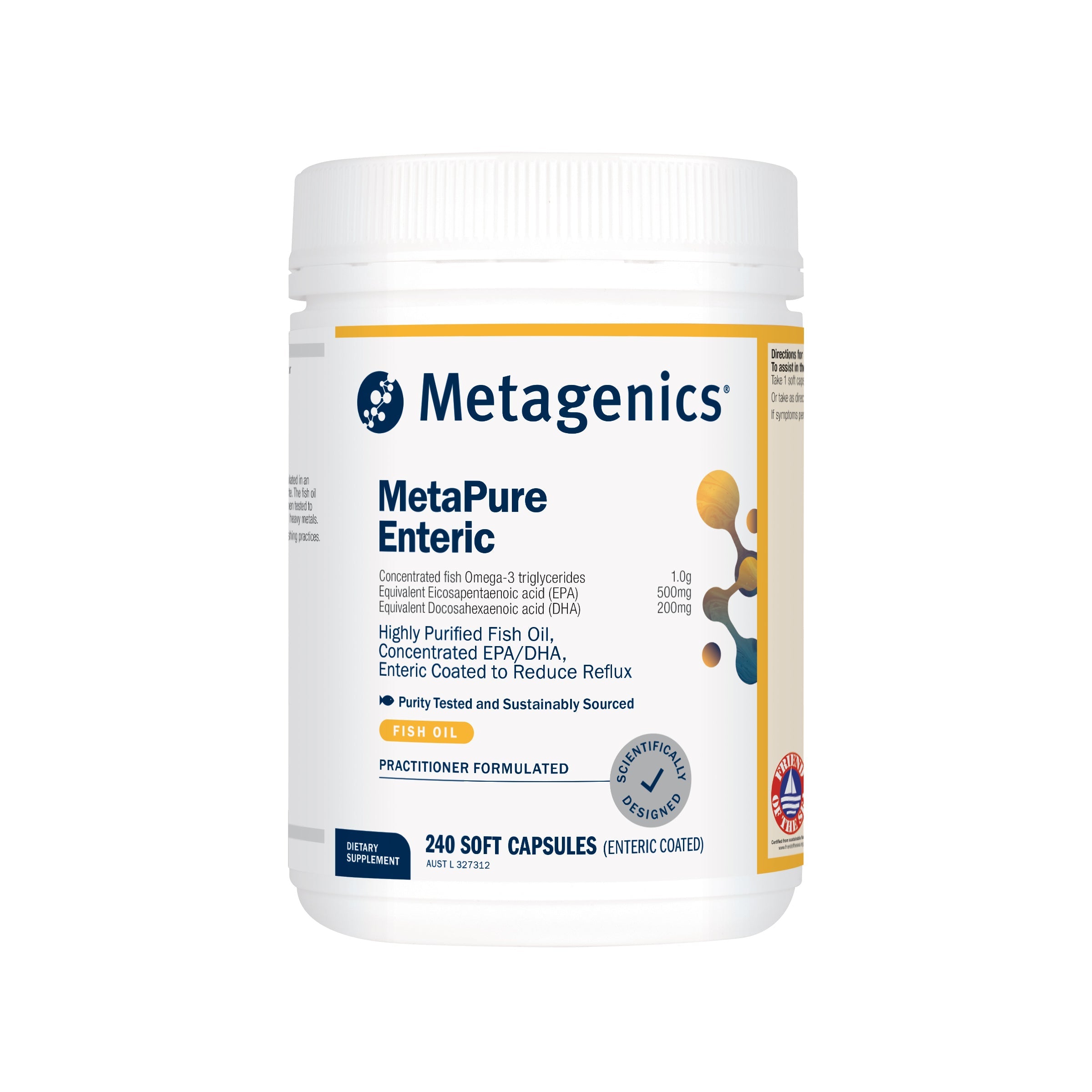 MetaPure Enteric 240 Capsules