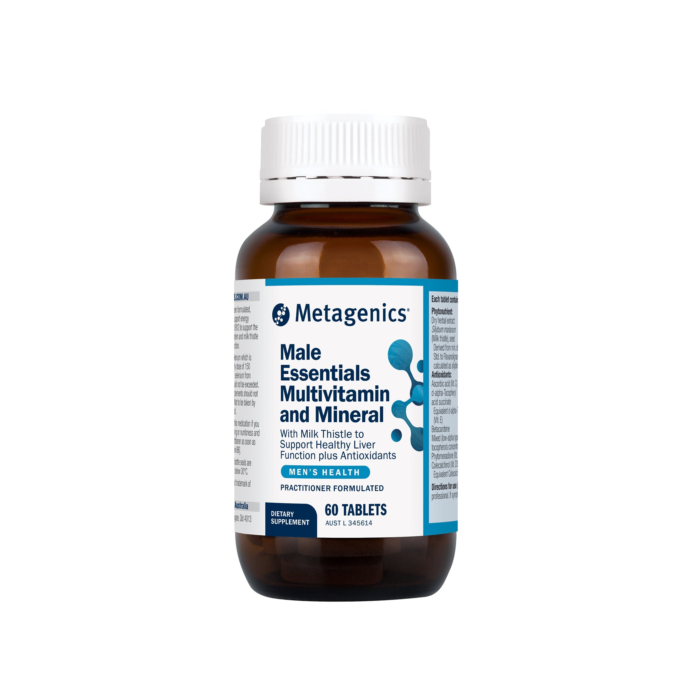 Male Essentials Multivitamin & Mineral 60 Tablets