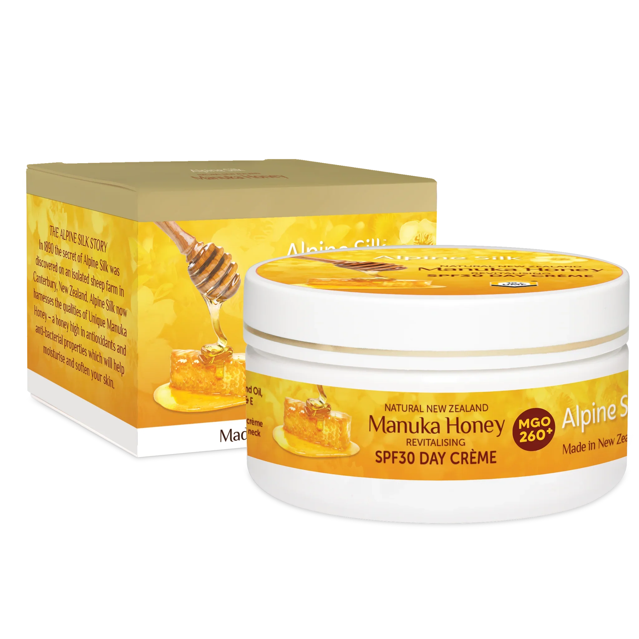 Alpine Silk Manuka Honey SPF30 Day Cream 100g