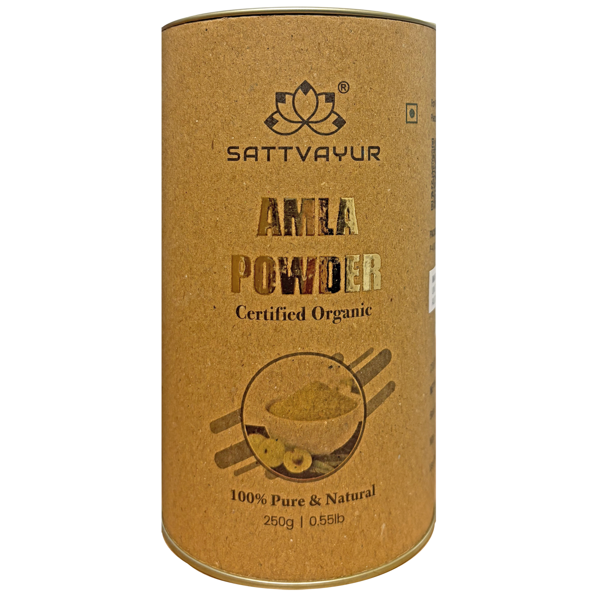 Sattvayur Organic Amla Powder 250g – Himalayan Indian Gooseberry Superfood
