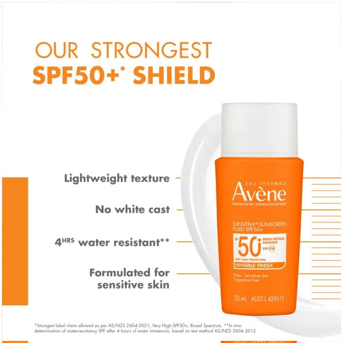 Avène Sunsitive Fluid SPF50+ 50ml