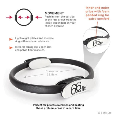 66FIT Pilates Double Handle Ring - image 5