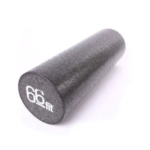 66fit Foam Rollers Full Round 90cm Extra Firm Black