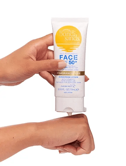 Bondi Sands Spf50+ Fragrance Free Face Mist 75ml