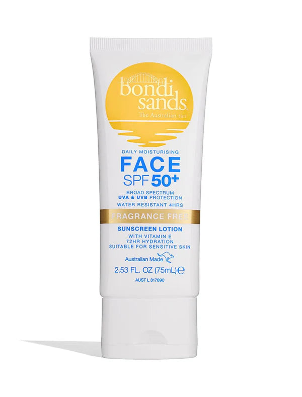 Bondi Sands Spf50+ Fragrance Free Face Mist 75ml