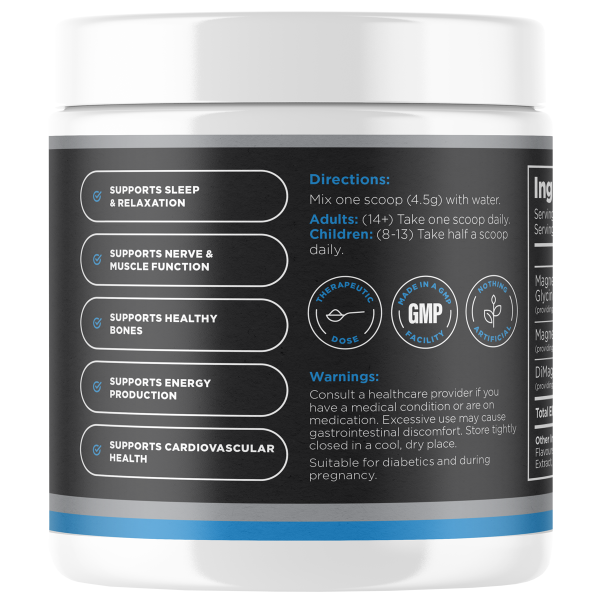 Biosphere Magnesium powder 270g, MANGO PINEAPPLE Flavour