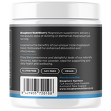 Biosphere Magnesium powder 282g, Lemon Lime Flavour - Formulated for optimal absorption