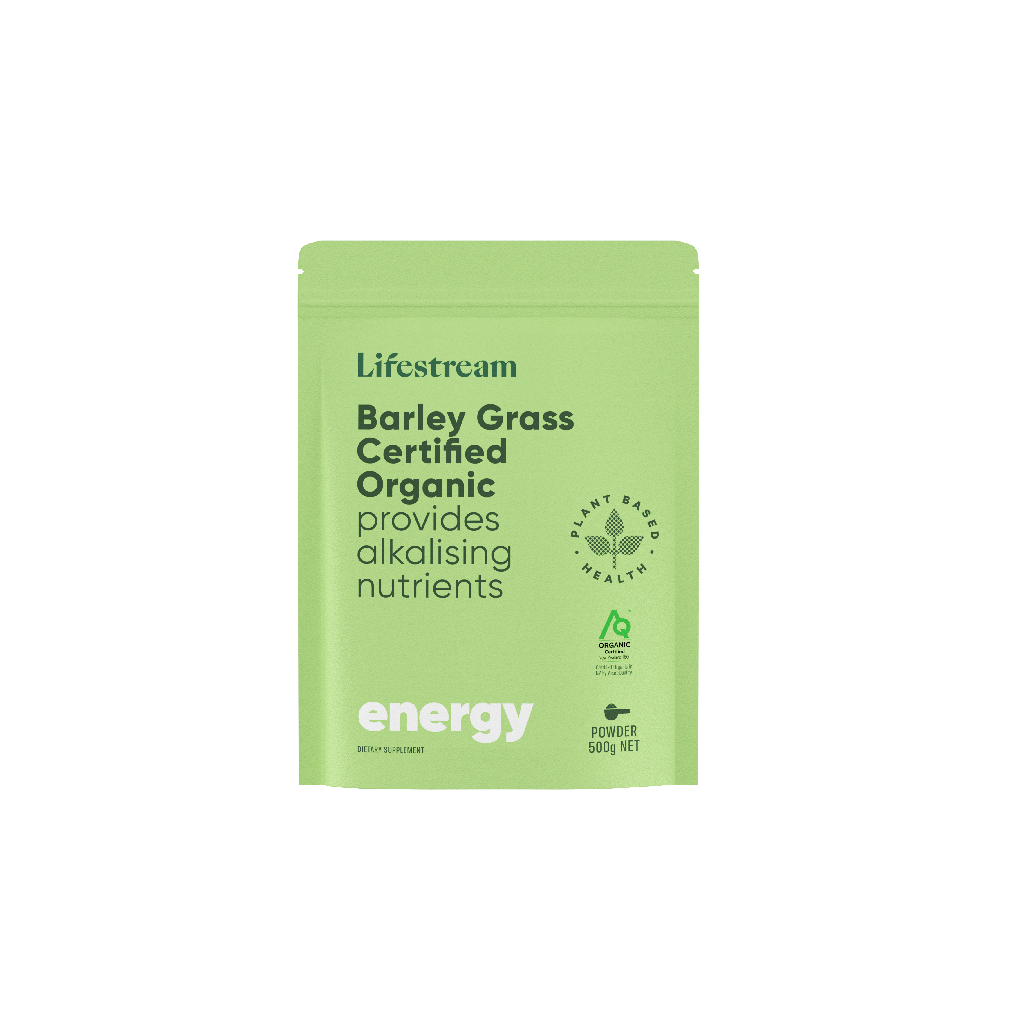 Lifestream Barley Grass Certified Organic Powder 500g