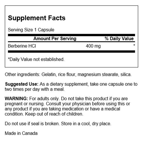 Swanson Berberine 400mg 60C