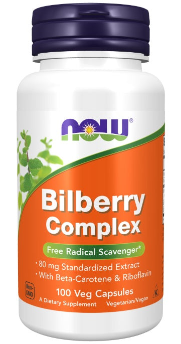 now Bilberry Complex 80mg 100VC