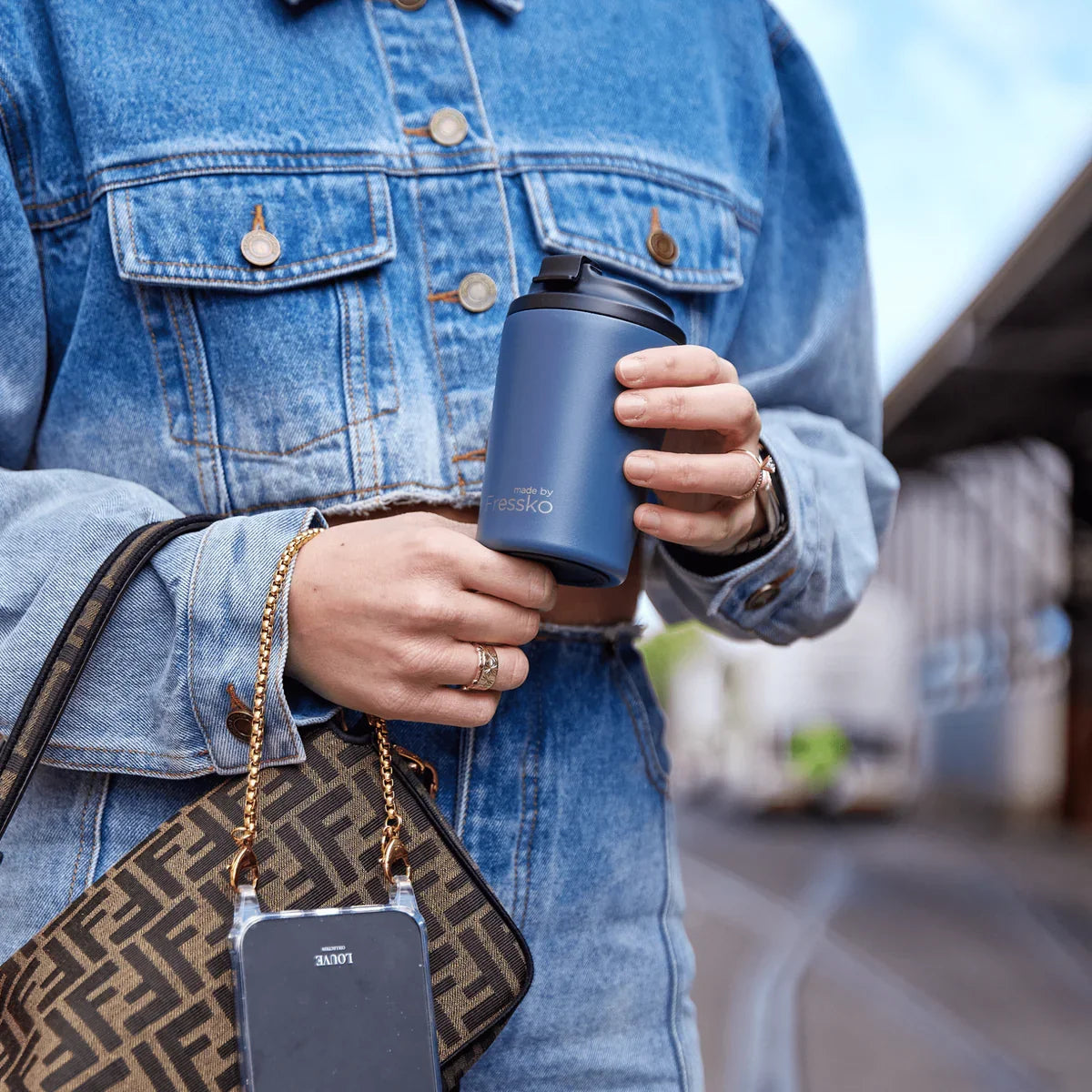 Fressko Bino Reusable Cup Denim 230ml image 3