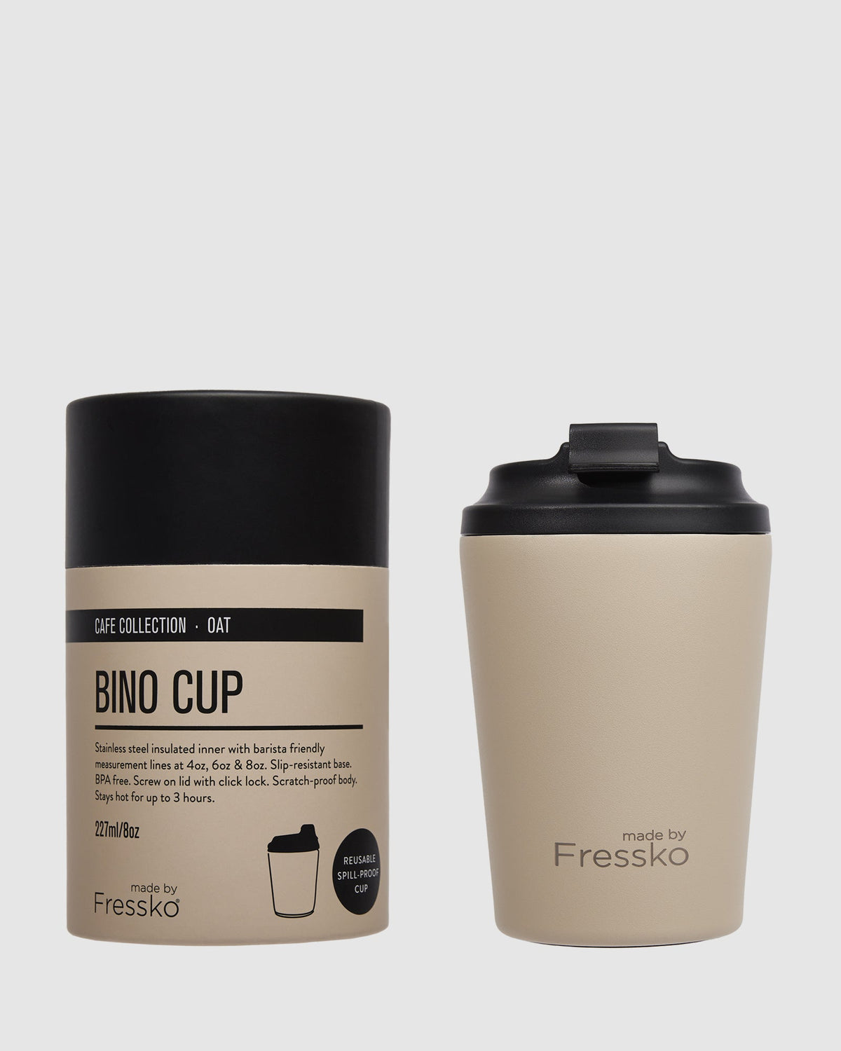 Fressko Bino Reusable Cup Oat 230ml