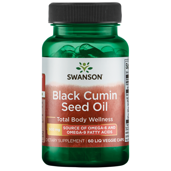 Swanson Black Cumin Seed oil 500mg 60VC