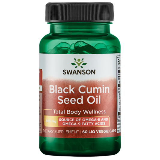 Swanson Black Cumin Seed oil 500mg 60VC