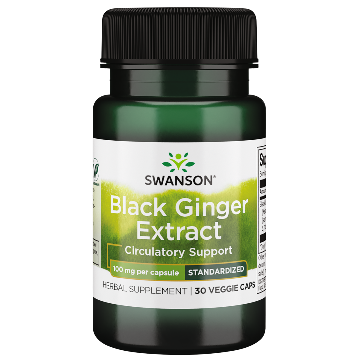 Swanson – Black Ginger Extract 100mg 30VC