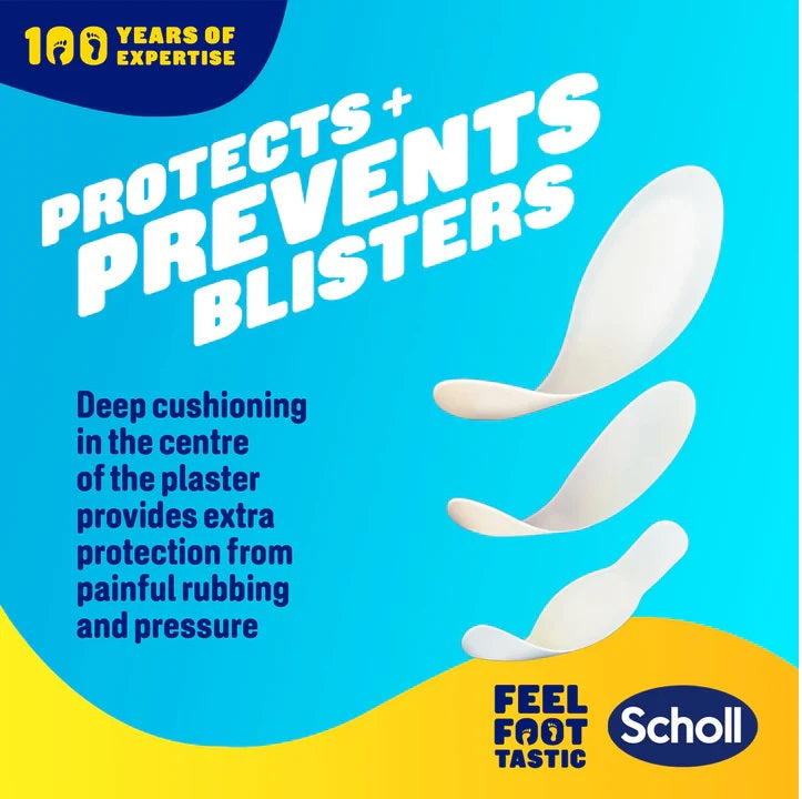 Scholl Blister Plasters Hydrocolloid Mixed