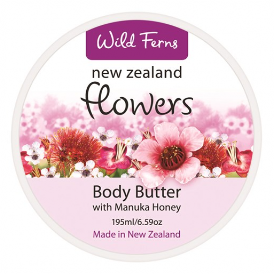 Parrs Flowers Body Butter with Manuka Honey 195ml