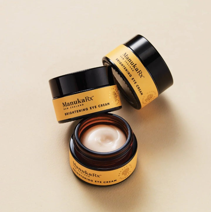 Manuka Rx Brightening Eye Cream 20ml Brightening Eye Cream,delicate eye area,eye cream,issues,minimise dark circles,restorative mānuka oil,Vitamin C-rich kakadu plumn extract