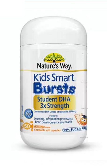 Nature's way kids smart bursts 3x dha